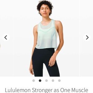 Lululemon Stronger as One Muscle Tank, Size Large
